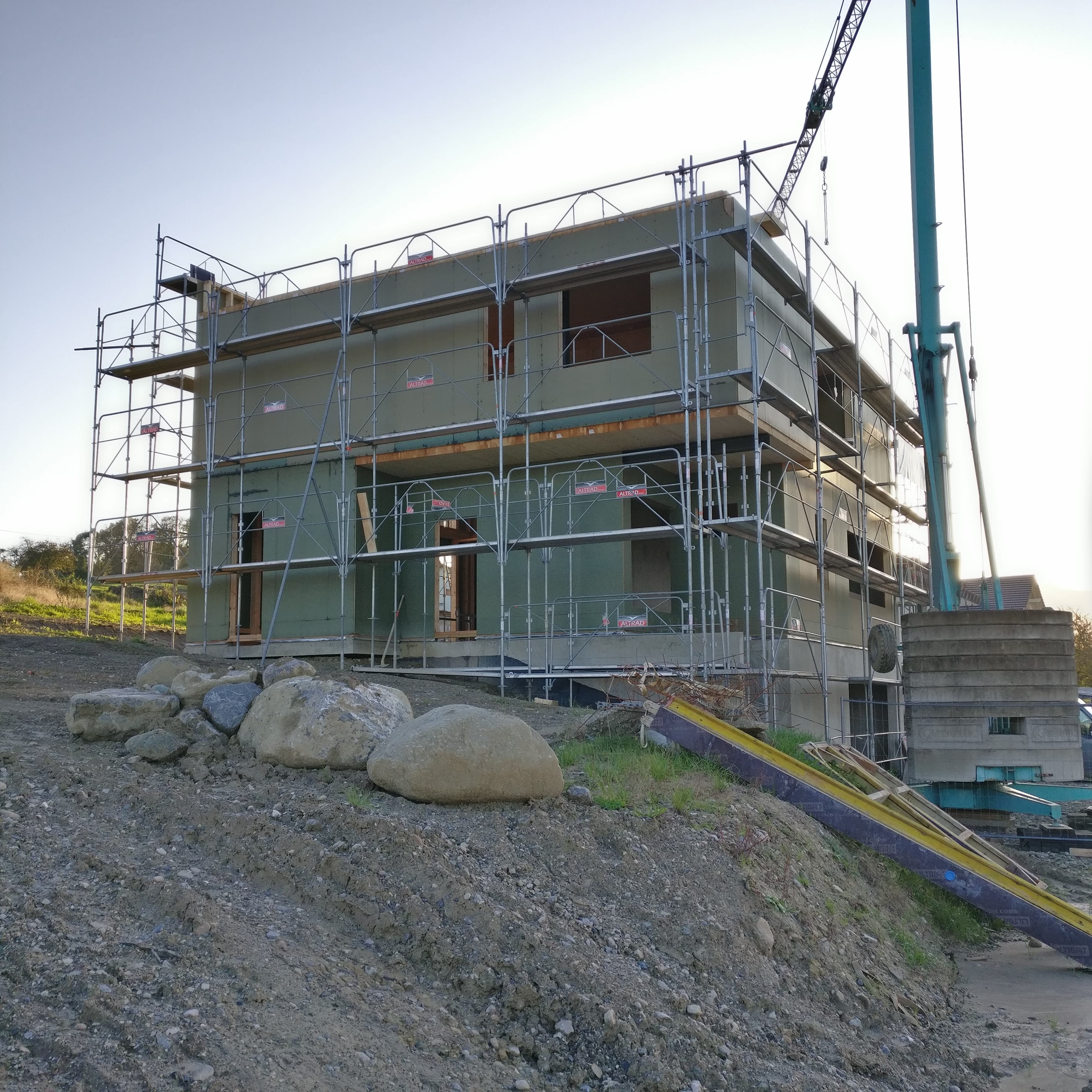 Construction de ma maison cubique en ossature bois
